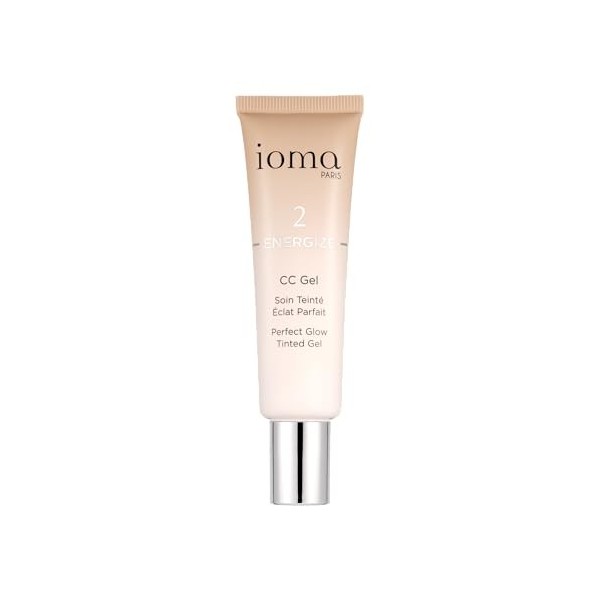 IOMA Paris ENERGIZE - CC Gel CC Crème Visage - Soin correcteur teinté - Écalt Parfait - Effet Bonne Mine Naturel - Fabriqué e