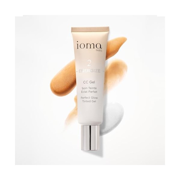 IOMA Paris ENERGIZE - CC Gel CC Crème Visage - Soin correcteur teinté - Écalt Parfait - Effet Bonne Mine Naturel - Fabriqué e