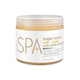 Bio Creative Lab Spa Sugar Scrub, Milk Honey and White Chocolate, 16 Ounce by Bio Creative Lab