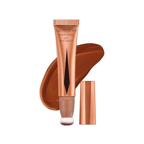 Vawolecy Surligneur liquide, Surligneur de luminateur liquide, bâton contour liquide, blush liquide doux pour joues crème lon