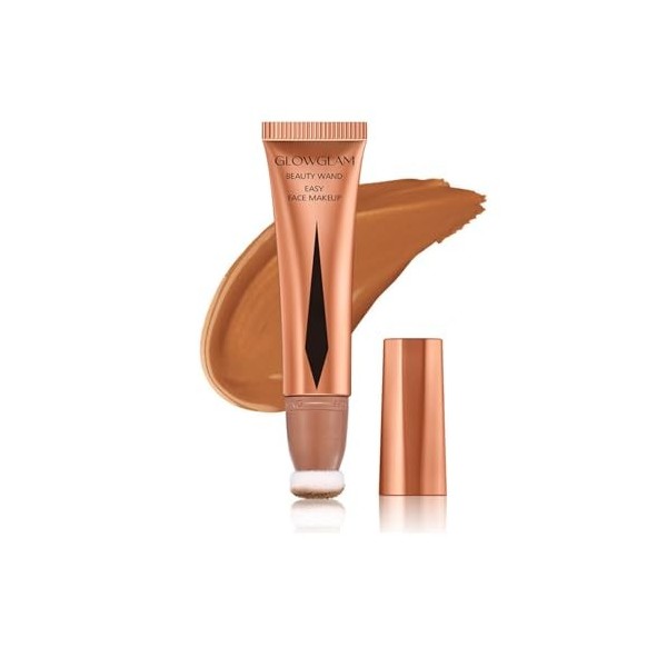 Vawolecy Surligneur liquide, Surligneur de luminateur liquide, bâton contour liquide, blush liquide doux pour joues crème lon