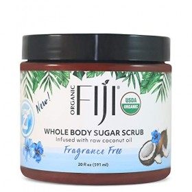 Organic Fiji Sugar Polish, White, Fragrance Free, 20 Ounce by Organic Fiji