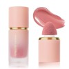 Blush Liquide en Gel pour les Joues, Texture léger Respirante Liquid Blush, Longue Durée, Imperméable Anti-bavure, Très Pigme