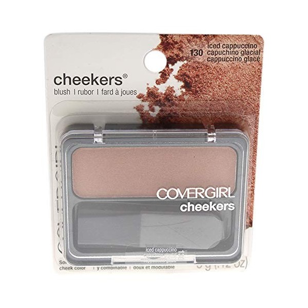 CoverGirl Cheekers Blush - 130 Iced Cappuccino For Women 0.12 oz Blush