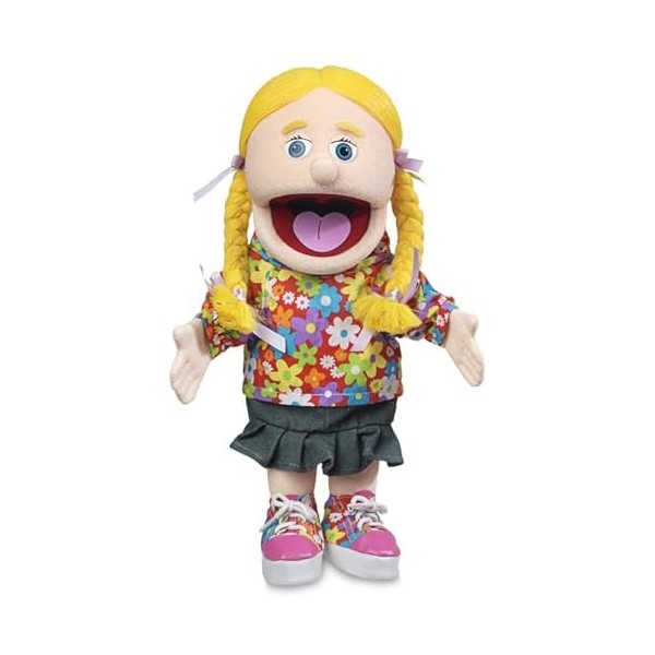 14" Cindy w/ Blonde Hair Peach by Silly Puppets