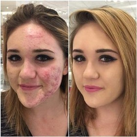 Glamza Phoera Fond de Teint Couvrance Totale - 24h Tenue Longue Contrôle de lHuile - Crème Correctrice Matte Douce et Lisse 