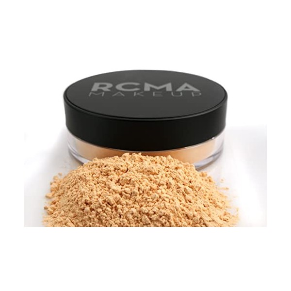 RCMA Premiere Poudre libre – Fond de teint translucide sans talc ni paraben ou finition HD Pro Maquillage avec effet lissant 