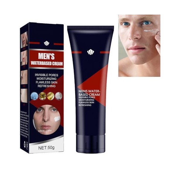 BB Crème pour Hommes,Fond de Teint Changeant de Couleur,Crème de Fond de Teint pour Hommes,Correcteur pour le Visage pour Hom