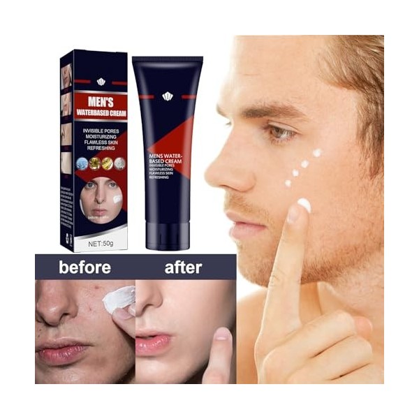 BB Crème pour Hommes,Fond de Teint Changeant de Couleur,Crème de Fond de Teint pour Hommes,Correcteur pour le Visage pour Hom