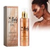 Illuminateur pour le corp,Huile chatoyante liquide à paillettes,Body Oil Shimmer,Shimmer Lotion Corps,Spray éclaircissant pou