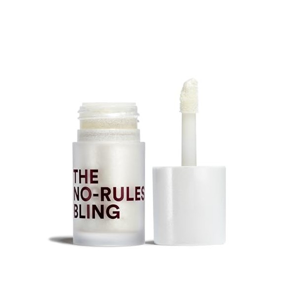 3INA MAKEUP - The No-Rules Bling - Highlighter Liquide Chatoyant - Illuminateur Fluide Crémeux 3 en 1 pour Joues, Lèvres et Y