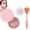 Allaura Beauty Poudre de fixation rose, poudre de fixation pour flou, poudre de fixation libre, poudre de cuisson libre pour 