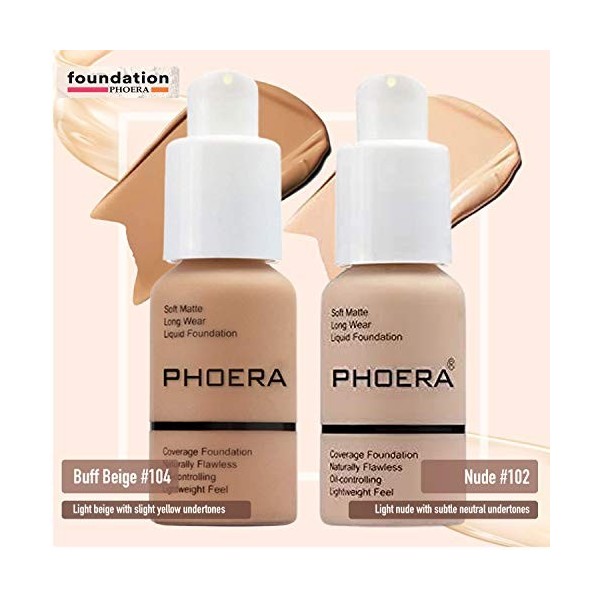 Glamza Phoera Foundation Set de maquillage intégral - Beige