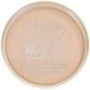 Rimmel - Poudre Compact Stay Matte - Anti-brillance - Fini mat et naturel - 005 Beige soyeux - 14gr Lot de 2 