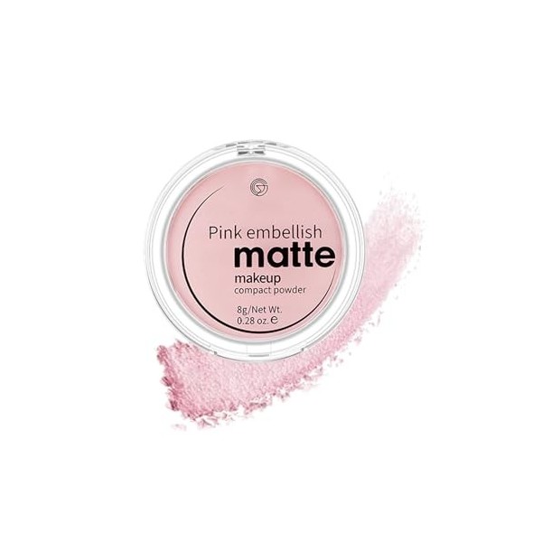 Poudre de fixation pressée, poudre mate pour le visage, poudre libre translucide, absorbante dhuile, poudre compacte transpa