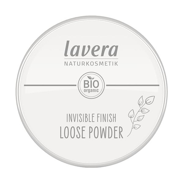 lavera Invisible Finish Loose Powder - Poudre Libre - transparente - Poudre de riz bio & Tapioca bio - matifiante - longue du