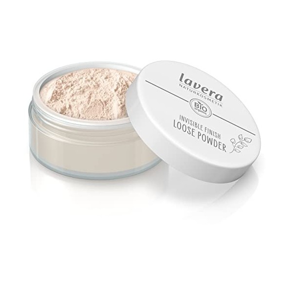 lavera Invisible Finish Loose Powder - Poudre Libre - transparente - Poudre de riz bio & Tapioca bio - matifiante - longue du