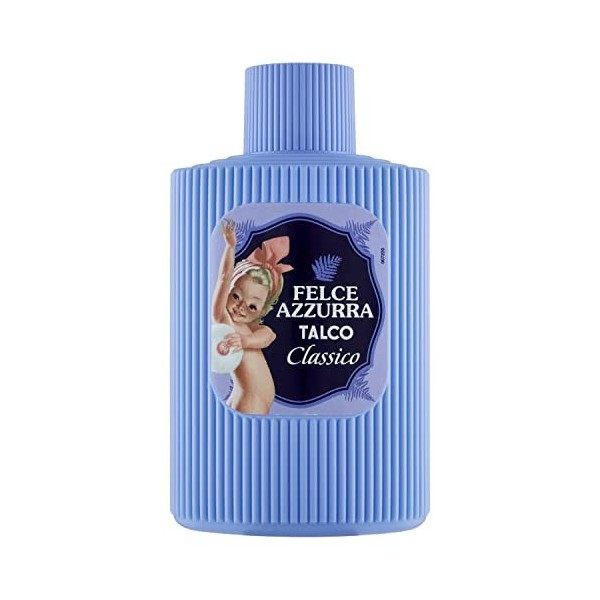 Felce Azzurra - Talc, Poudre délicée complète, Parfum Classique - Pot 200 g