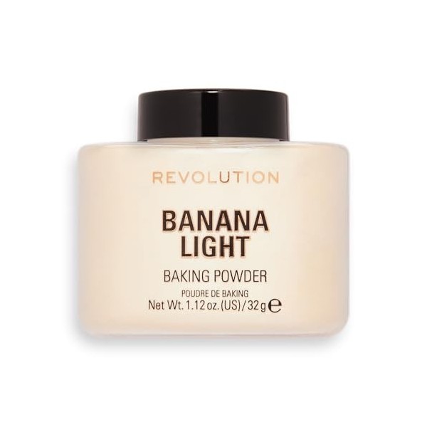 Makeup Revolution, Loose Baking Powder, Poudre, Banana Light, 32g