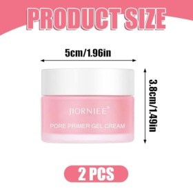 Pore Primer Gel Cream, 2 pièces Jiorniee Gel Crème Remplissant les Pores, Gel Crème Fondant pour les Pores, Gel Crème Primer 