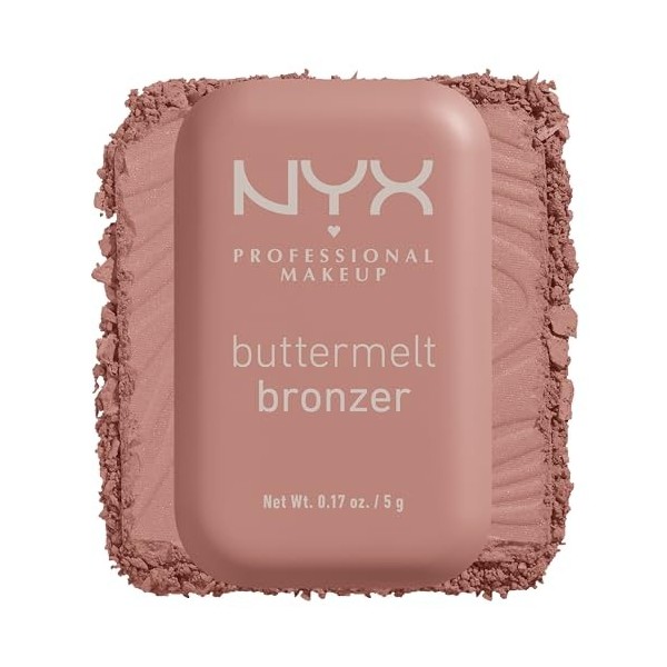 NYX PROFESSIONAL MAKEUP - Bronzeur Crème - Utilisation Corps et Visage - Buttermelt Bronzer, Teinte : Butta Than U