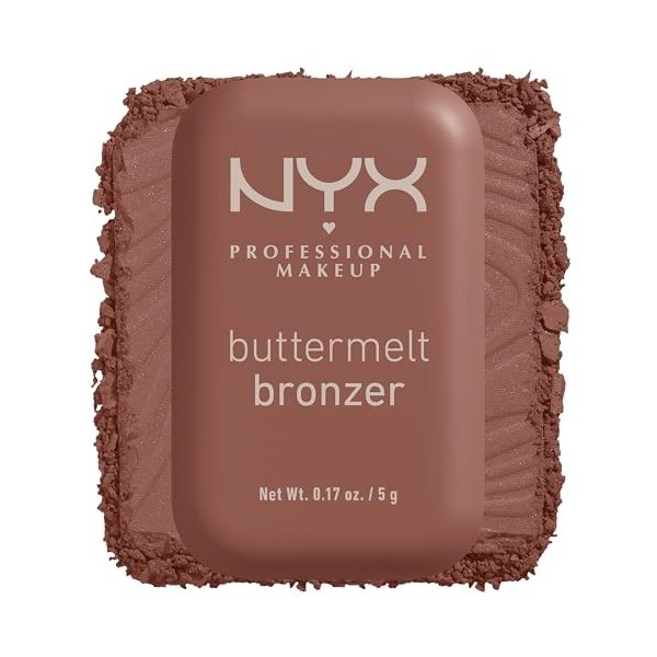 NYX PROFESSIONAL MAKEUP - Bronzeur Crème - Utilisation Corps et Visage - Buttermelt Bronzer, Teinte : Butta Than U