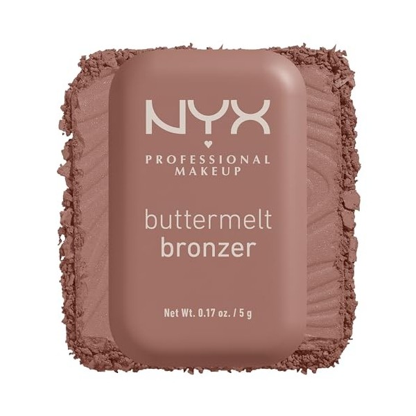 NYX PROFESSIONAL MAKEUP - Bronzeur Crème - Utilisation Corps et Visage - Buttermelt Bronzer, Teinte : Butta Than U