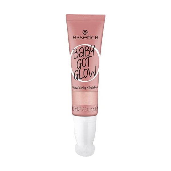 essence Baby Got Glow Highlighter Liquide highlighter N° 20 Violet définissant Résultat express Facile à enlever, brillant, v...