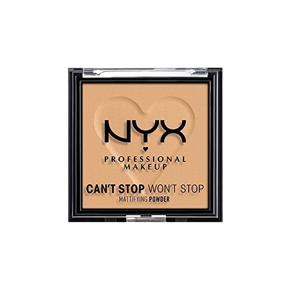 NYX Professional Makeup Poudre Matifiante Cant Stop Wont Stop Caramel