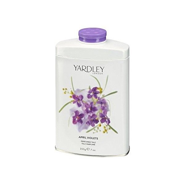 Yardley London April Violets Talc étain 200 g