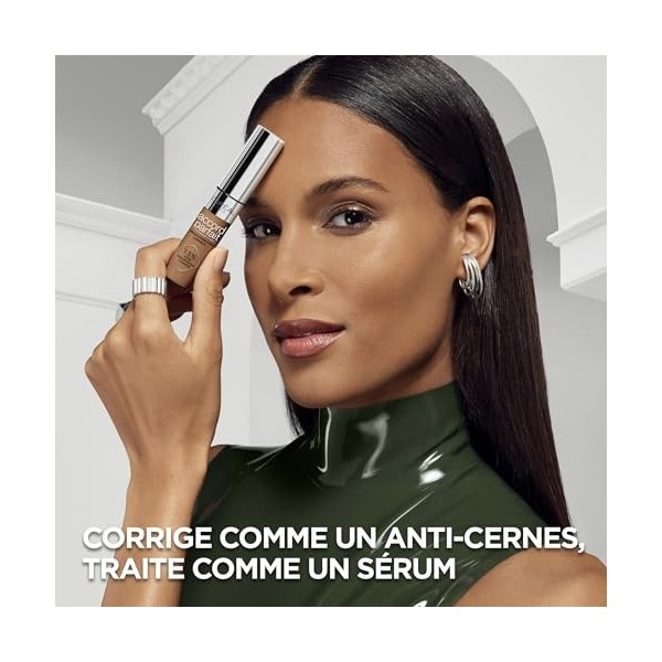 LOréal Paris - Sérum Correcteur Lumineux - Corrige les Cernes & Hydrate - Formule à lAcide Hyaluronique & Caféine - Accord 