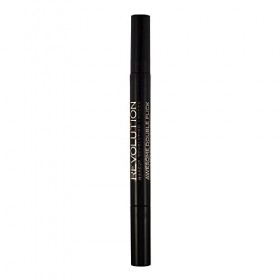 Makeup Revolution, Thick & Thin Dual Liquid Eyeliner, Eyeliner Liquide, 1ml Eyeliner / Khôl / Crayon
