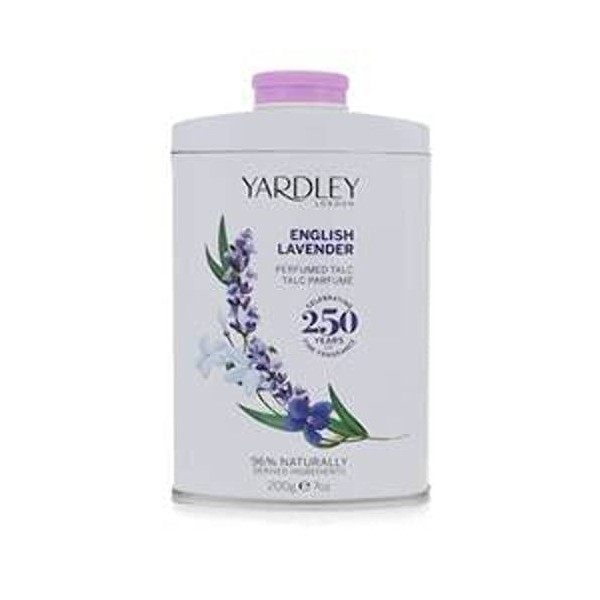 Yardley London English Lavender by Talc 7 oz/207 ML Women 