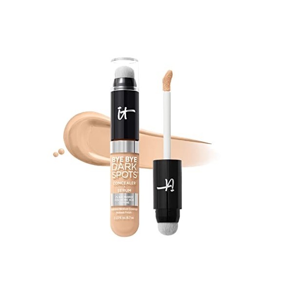 IT Cosmetics, Sérum Correcteur Bye Bye Dark Spots, Couvrance Moyenne Modulable, Enrichi en Niacinamide, Acide Hyaluronique & 