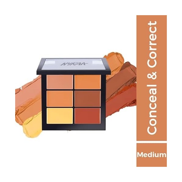 Nykaa Cosmetics SKINgenius Conceal and Correct Palette - 02 Medium for Women 0.31 oz Concealer