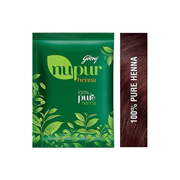 Godrej Nupur Mehendi poudre 9 Herbes Blend, de 150 grammes 3 PACK 