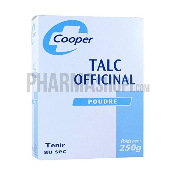 COOPER Talc Officinal Luzenac - Boîte 250 g