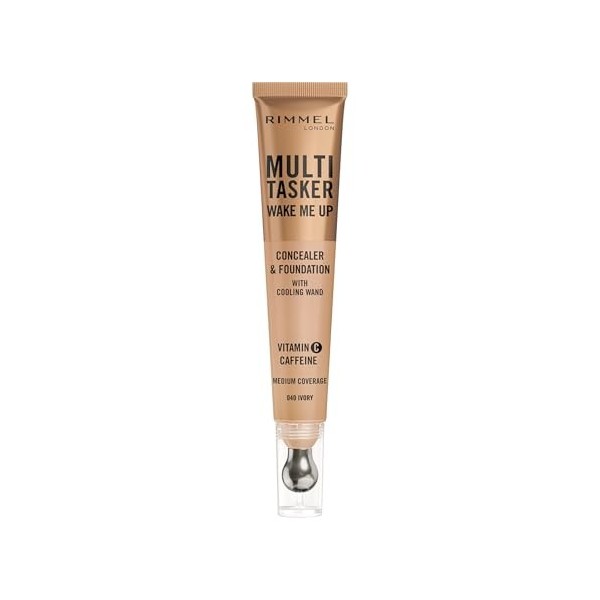 Rimmel Multi-Tasker Wake Me Up Concealer & Foundation - 55 - Classic Beige, 20ml