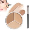 Palette Correcteur,Anti-Cernes Contouring,Full Coverage Concealer Palette,3in1 Contour Palette,Makeup Palette Correctrice,Pal