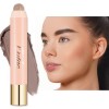 Oulac Contouring Stick Maquillage - Stick Contouring Visage, Texture Crémeuse, Fini Mat, Formule Vegan, Non Gras, C1 Raw Umbe