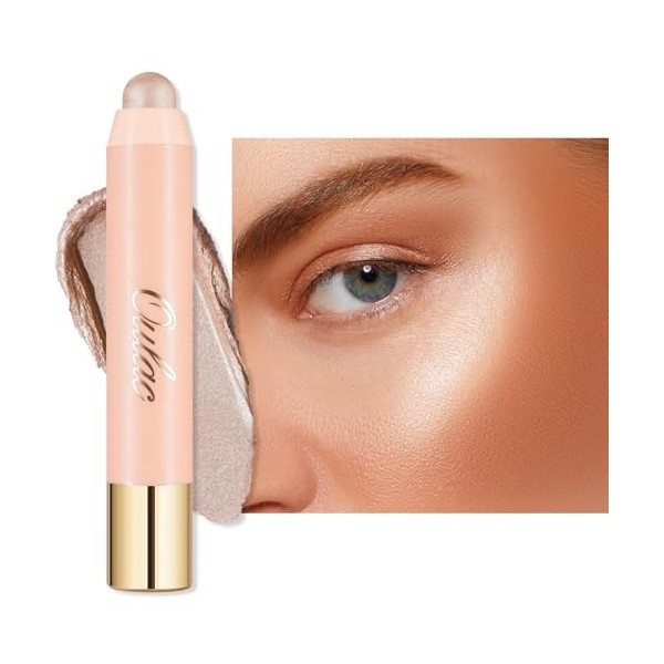 Oulac Contouring Stick Maquillage - Stick Contouring Visage, Texture Crémeuse, Fini Mat, Formule Vegan, Non Gras, C1 Raw Umbe...