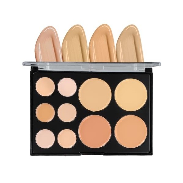 Litinliv Palette Correcteur de Teint 10 Couleur Professional Makeup Palette Correctrice, Concealer Anti Cernes, Texture Créme