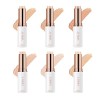 EnMart 4 Pcs Makeup 2 in1 Double-ended Contouring Stick, Bronzer Contour Stick Facile à Utiliser, Crème Blush Visage Bronzer 