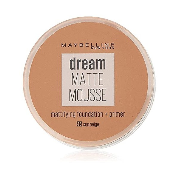 Gemey Maybelline Dream Matte Mousse Fond de Teint N°48 Beige Ensoléillé