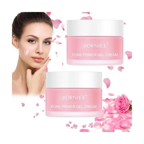 HONGECB Pore Primer Gel Cream,Jiorniee Pore Shrink Cream, Pore Base Gel Cream,Make-Up Base Gel Cream Approprié pour tous les 