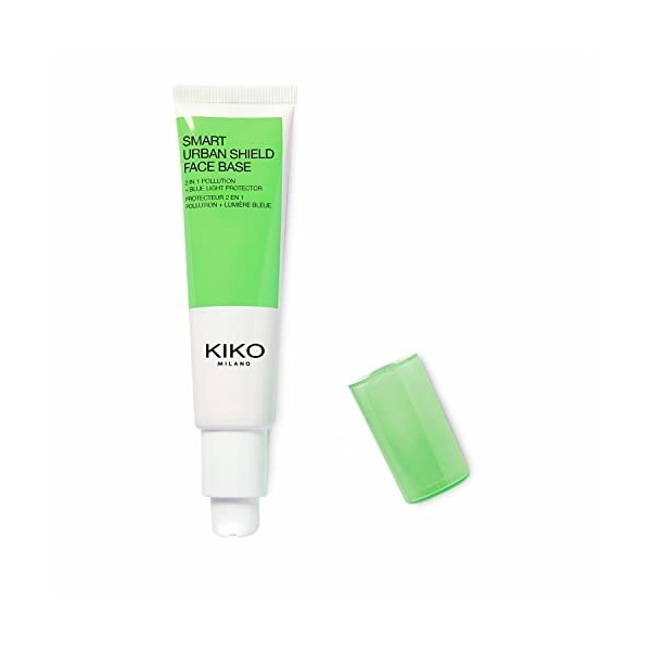 KIKO Milano Smart Urban Shield Face Base, Base Visage Protectrice Contre La Pollution Et La Lumière Bleue