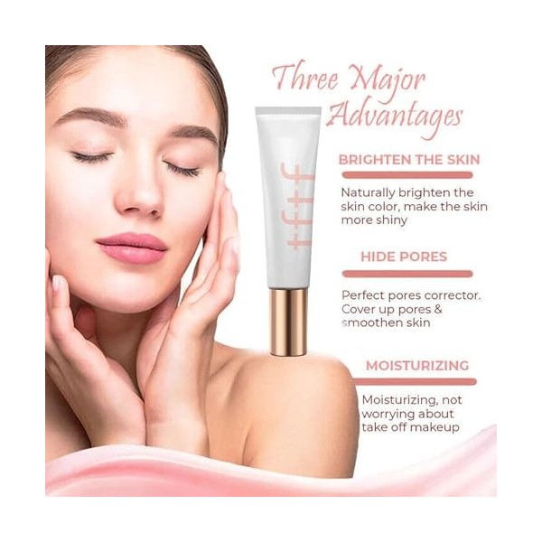 Base de Maquillage,Base Hydratante pour le Visage,Primer Pore Blur Lissage,Crème Anti-cernes Invisible,Crèmes Dapplication d