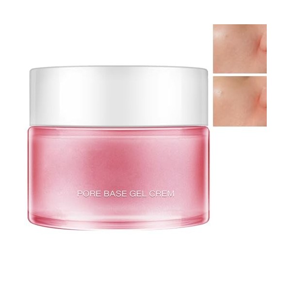 Crème pour Pores Invisibles,Crème de Gel de Base de Pores,Pores Hydratants Apprêt Crème,Gel Crème Pour Les Pores Lisse,Gel Cr