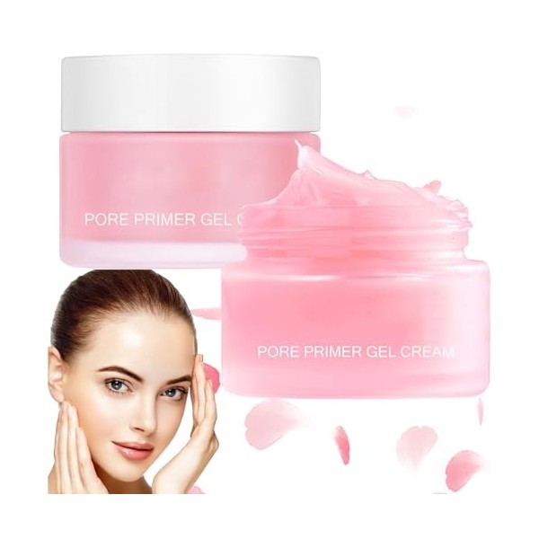 Pore Primer Gel Cream, Primer Maquillage, Face Primer, Base Maquillage, Visage Pore Primer, Make-Up Basis Gel Cream, Base de 