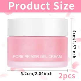 Pore Primer Gel Cream, Primer Maquillage, Face Primer, Base Maquillage, Visage Pore Primer, Make-Up Basis Gel Cream, Base de 